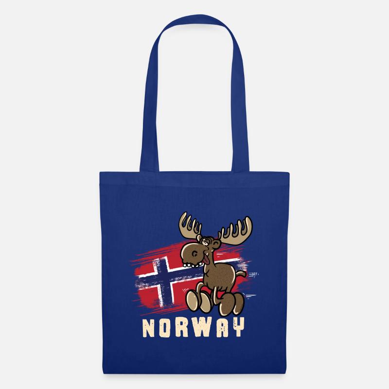 Norway - Moose - Tote Bag - royal blue
