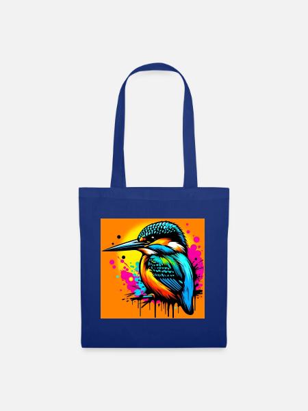 Eisvogel - Stoffbeutel - Royalblau