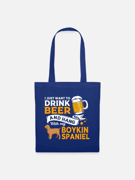 Boykin Spaniel - Stoffbeutel - Royalblau