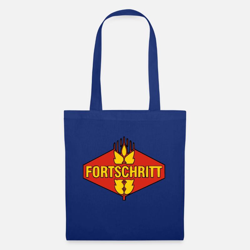 Fortschritt schwarz-rot-gold - Stoffbeutel - Royalblau