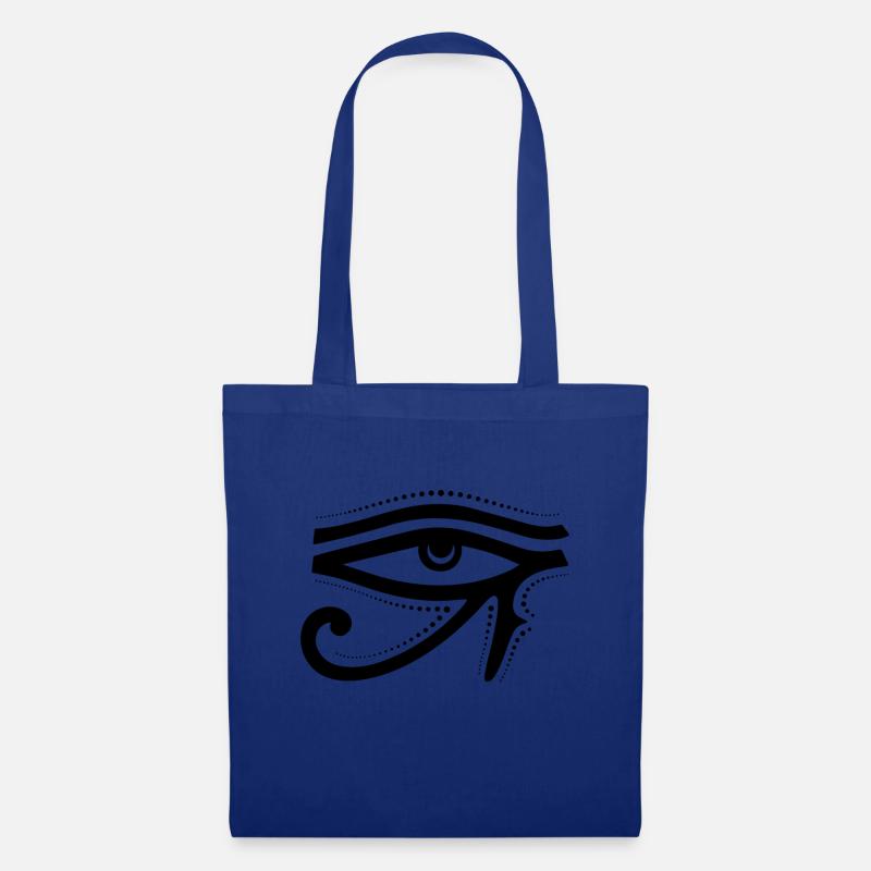 Linkes Auge des Horus - Stoffbeutel - Royalblau