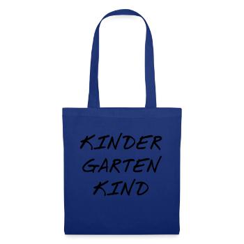 enfant de maternelle - Sac en tissu - bleu royal - Devant