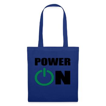 power on - Tote Bag - royal blue - Front