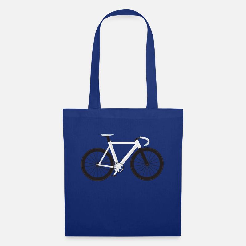 Fahrrad - Stoffbeutel - Royalblau