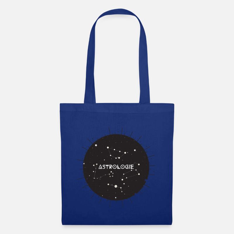 Astrologie - Stoffbeutel - Royalblau