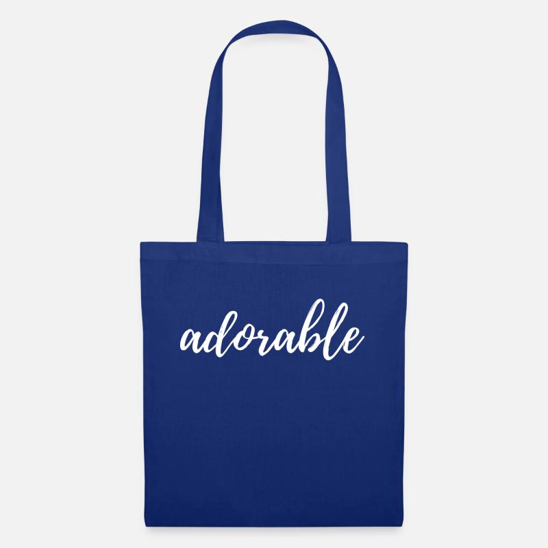 adorable 02 - Stoffbeutel - Royalblau