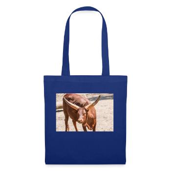 Ankole-Watusi or Ankole Longhorn Watussirind - Tote Bag - royal blue - Front