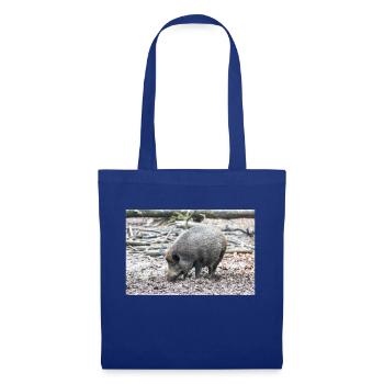 Wild boar (in german Wildschwein) Sus scrofa - Tote Bag - royal blue - Front