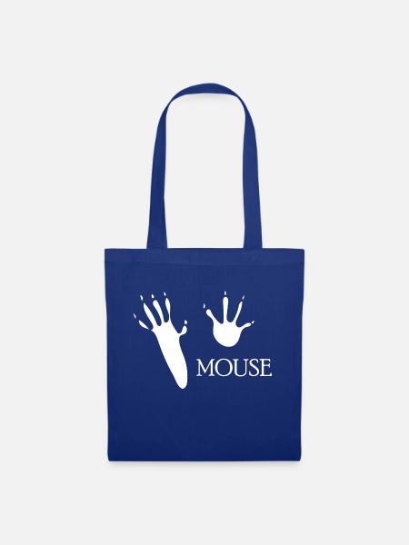 DOG CAT PET Mouse - Stoffbeutel - Royalblau