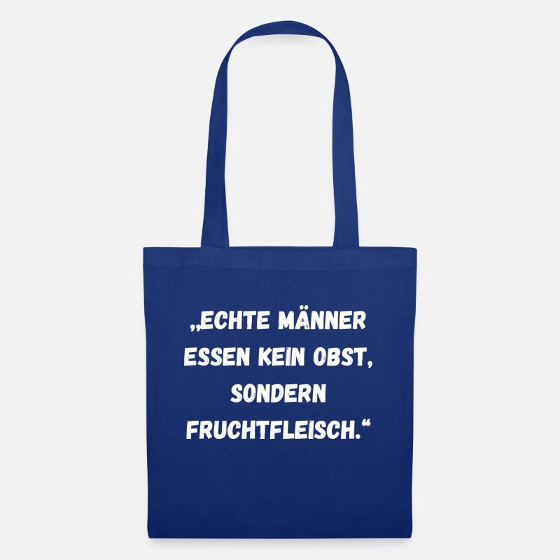 Spruch - Stoffbeutel - Royalblau