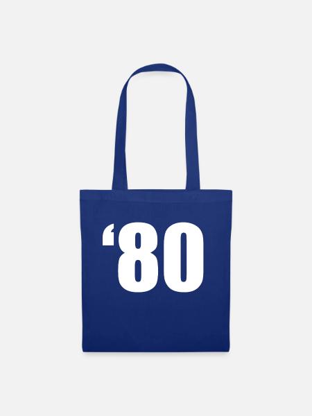 80 - THE NUMBER - Stoffbeutel - Royalblau