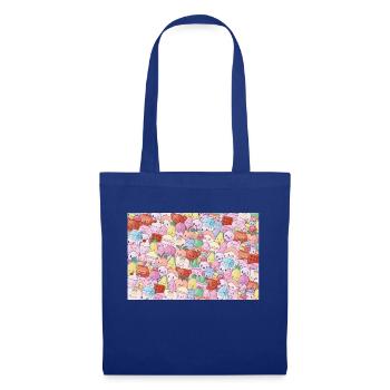 cute pattern - Tote Bag - royal blue - Front