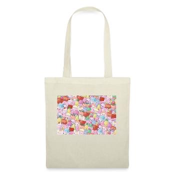 motif mignon - Sac en tissu - nature - Devant