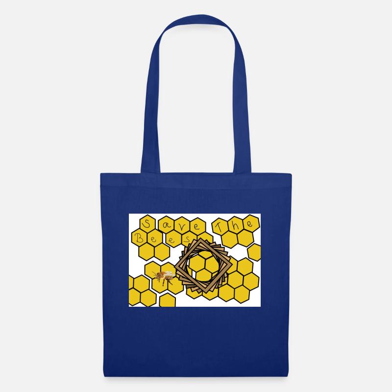 save the bees - Stoffbeutel - Royalblau