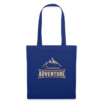 Aventure montagne alpine randonnées - Sac en tissu - bleu royal - Devant