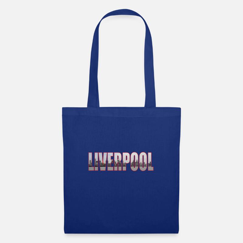LIVERPOOL UK - Stoffbeutel - Royalblau
