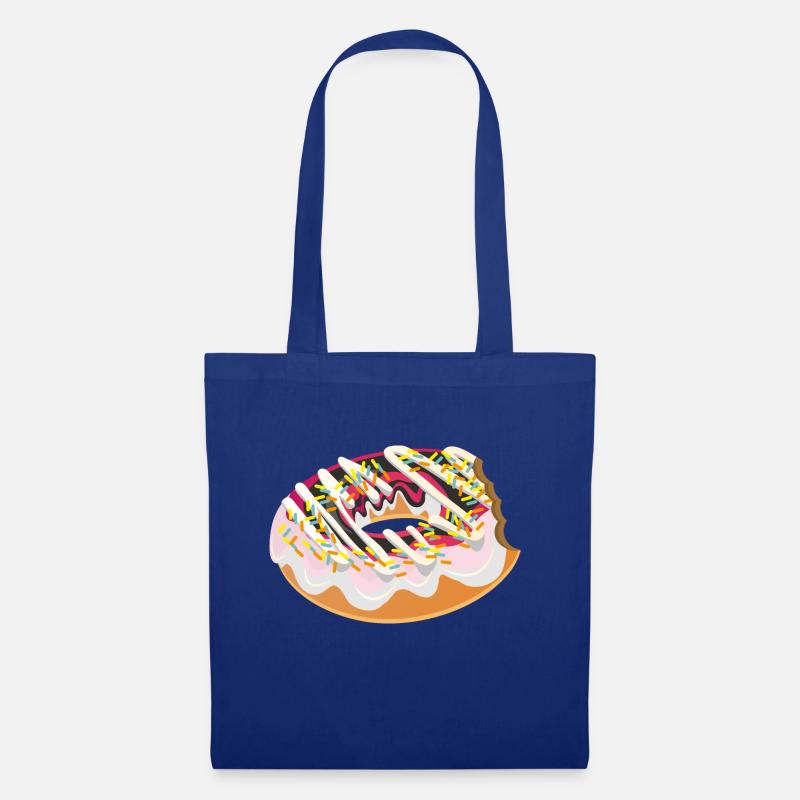 Donut Doughnut Lustiges Geschenk - Stoffbeutel - Royalblau