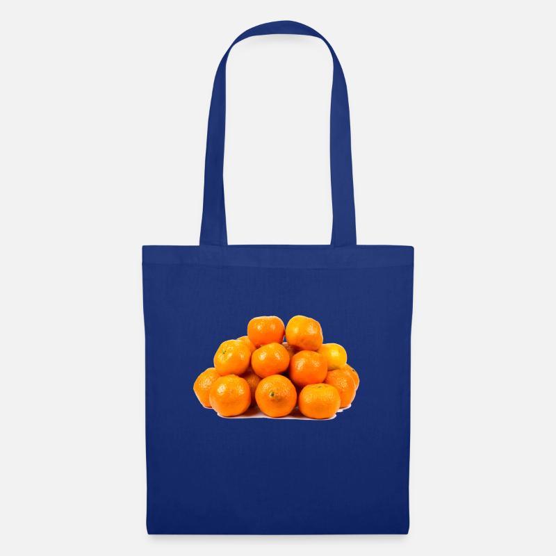 Mandarinen - Stoffbeutel - Royalblau