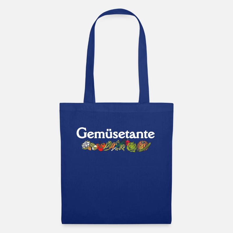 Gemüsetante - Stoffbeutel - Royalblau