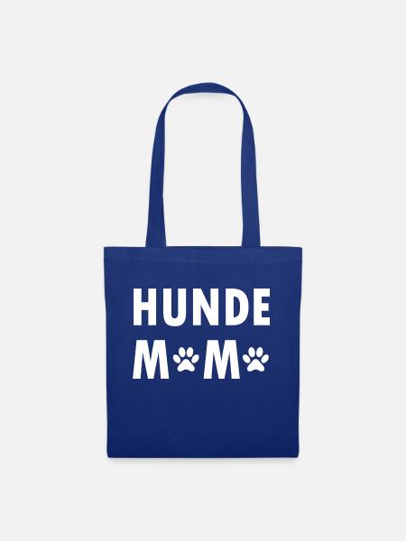 Dog Hund - Stoffbeutel - Royalblau