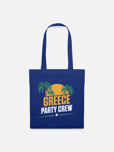 Greece Party Crew - Stoffbeutel - Royalblau