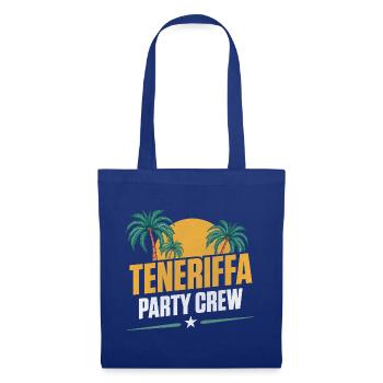 Teneriffa Party Crew - Stoffbeutel - Royalblau - Vorne
