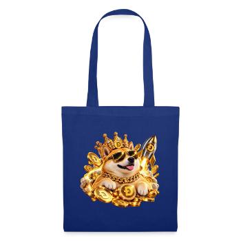 Doge to the Moon - Stoffbeutel - Royalblau - Vorne