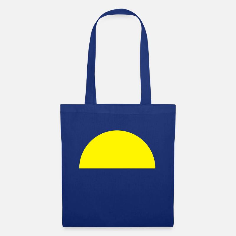 Halbkreis / half circle (1c) - Stoffbeutel - Royalblau