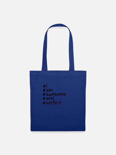 I am Awesome - Stoffbeutel - Royalblau