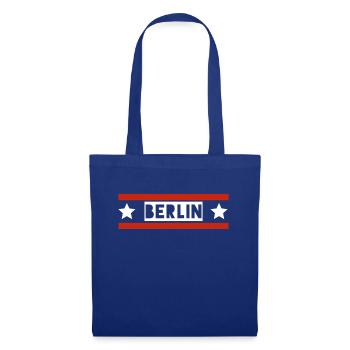 Berlin - Sac en tissu - bleu royal - Devant