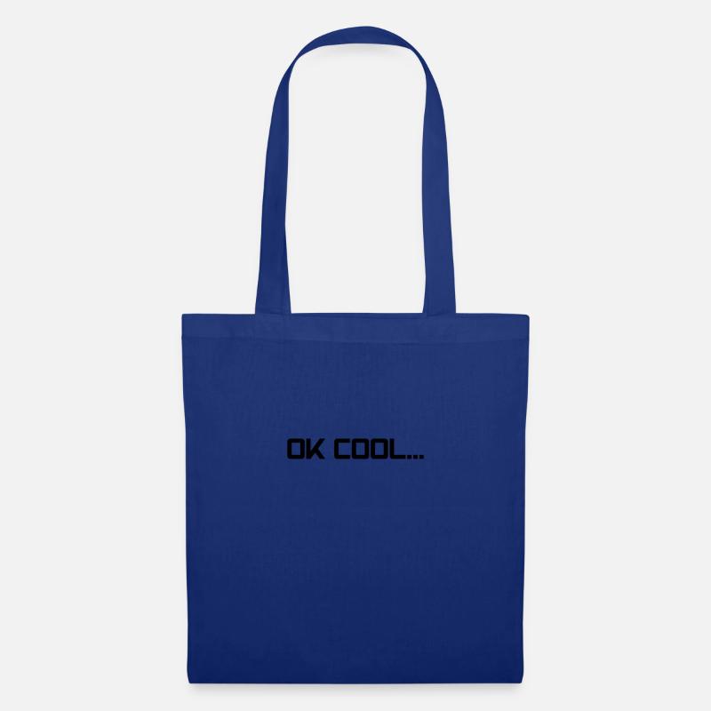 ok cool - Stoffbeutel - Royalblau