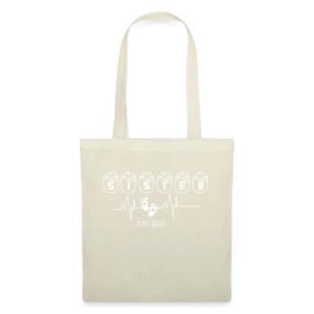 Sister EST 2003 Heartbeat - Tote Bag - nature - Front