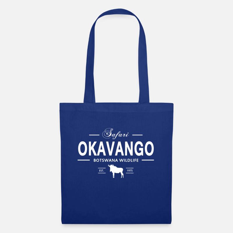 Botswana - Gnou - Sac en tissu - bleu royal