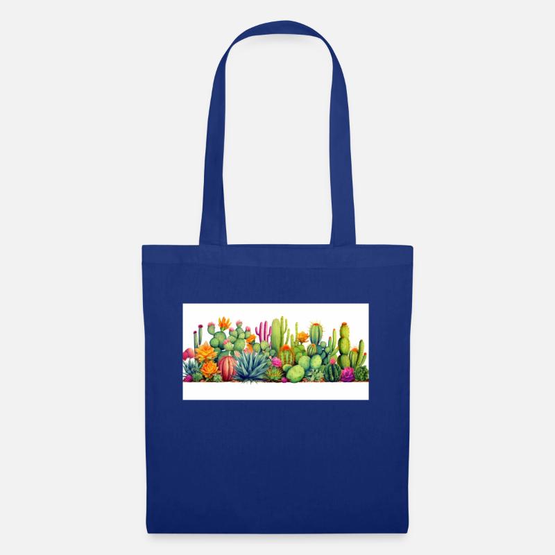 Cactus 2 - Stoffbeutel - Royalblau