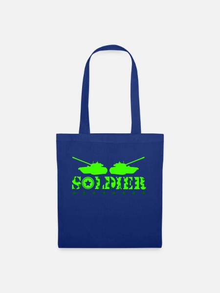 soldier panzer - Stoffbeutel - Royalblau