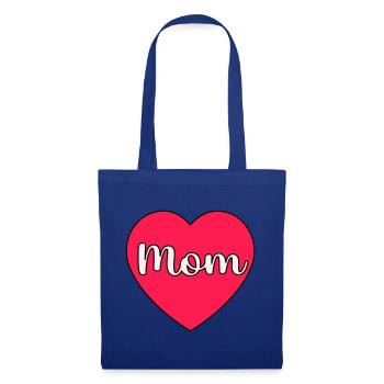 Mom Heart - Tote Bag - royal blue - Front