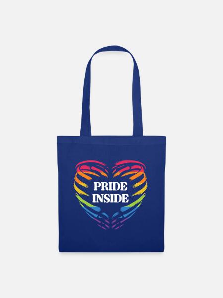 LGBT Pride Monat - Pride Inside - Stoffbeutel - Royalblau