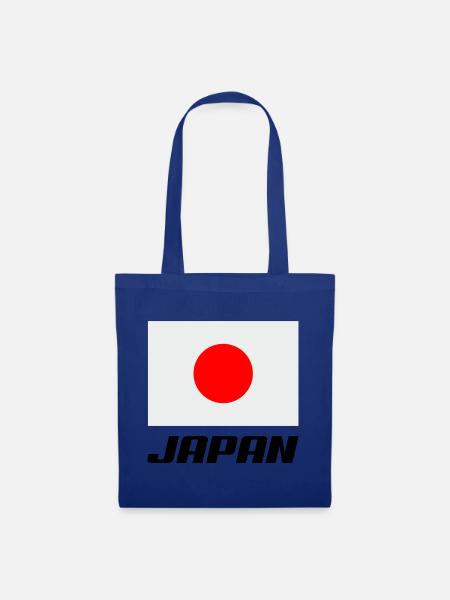Japan Fahne - Stoffbeutel - Royalblau