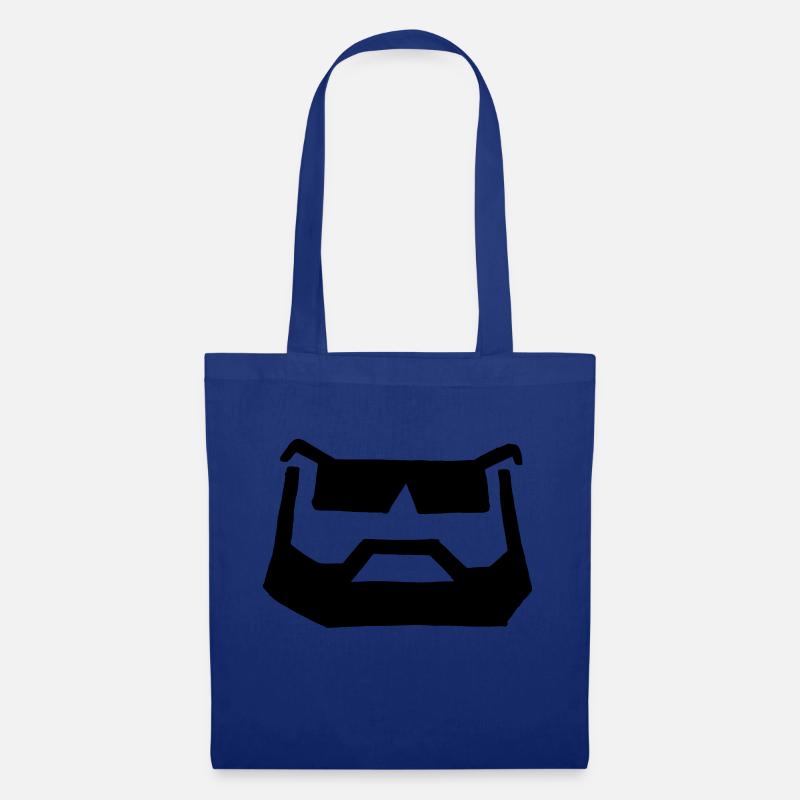 bart brille - Stoffbeutel - Royalblau