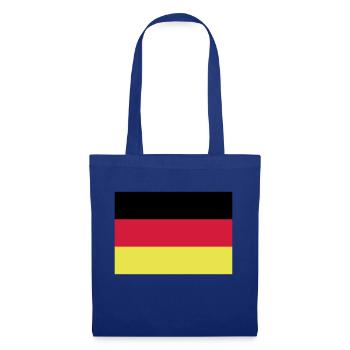 Drapeau de l'Allemagne 4 - Sac en tissu - bleu royal - Devant