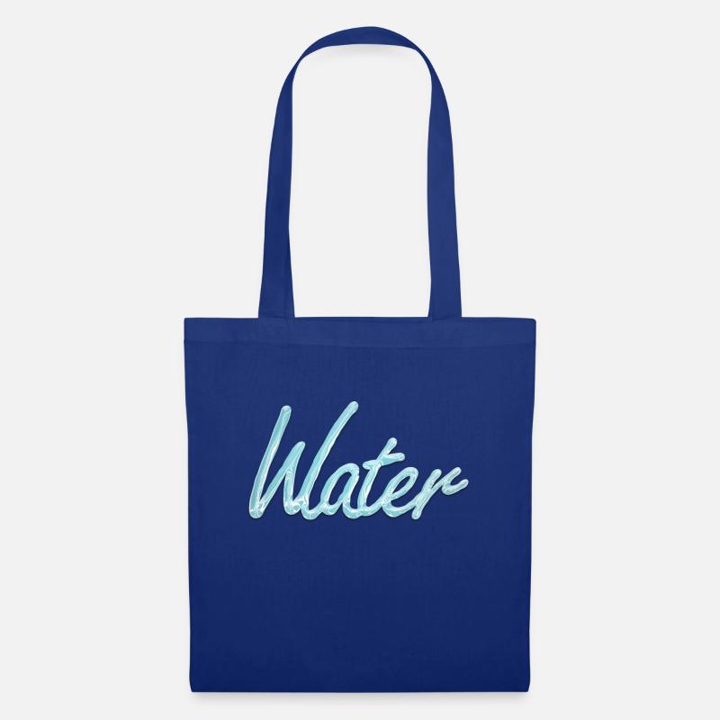Wasser - Stoffbeutel - Royalblau