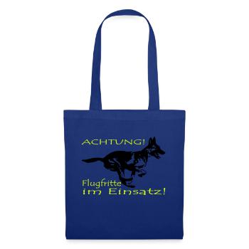 Malinois, fly frit in use - Tote Bag - royal blue - Front