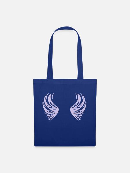 fluegel - Stoffbeutel - Royalblau