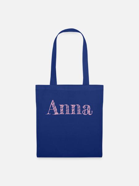 Anna - Stoffbeutel - Royalblau