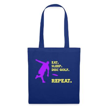 Disc Golf Frisbee - Tote Bag - royal blue - Front
