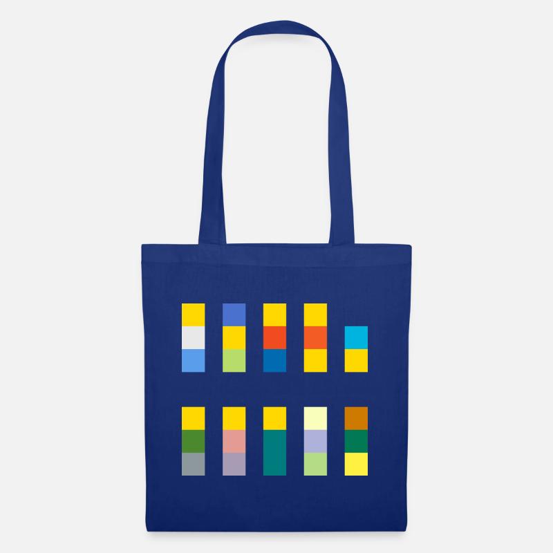 Pixel Springfield - Sac en tissu - bleu royal