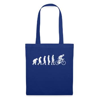 Fahrrad Radfahren Fahrradfahrer Radfahrer Radeln - Stoffbeutel - Royalblau - Vorne