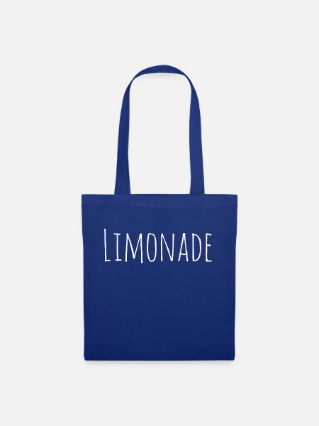 Limonade - Stoffbeutel - Royalblau