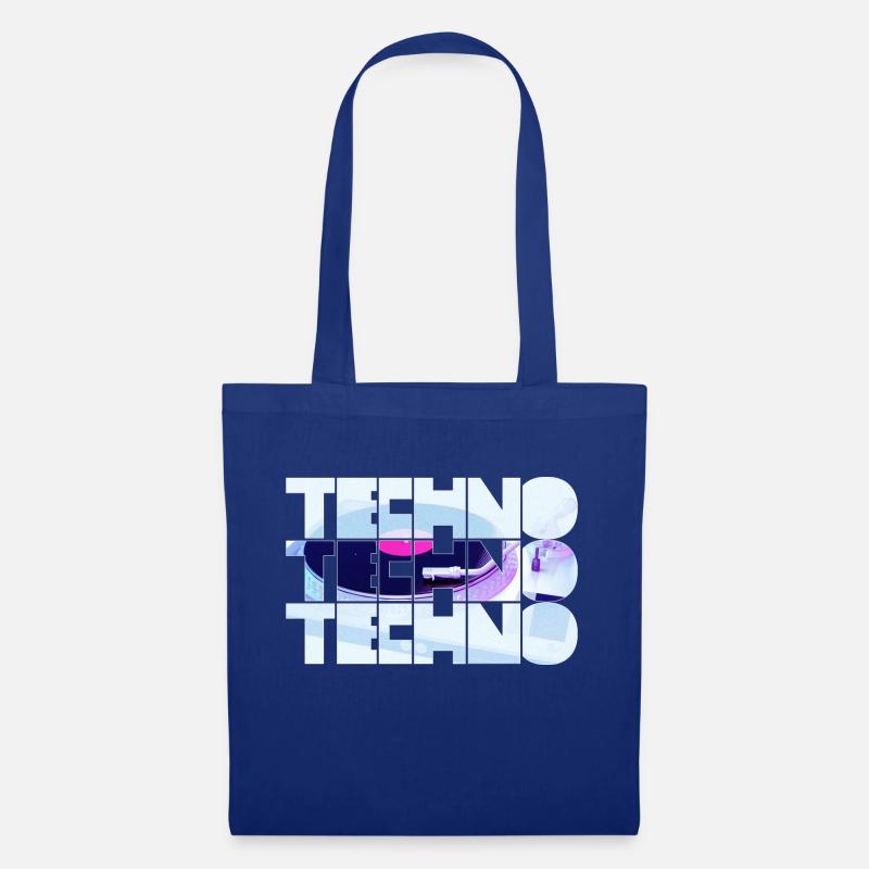 Techno #1 - Stoffbeutel - Royalblau