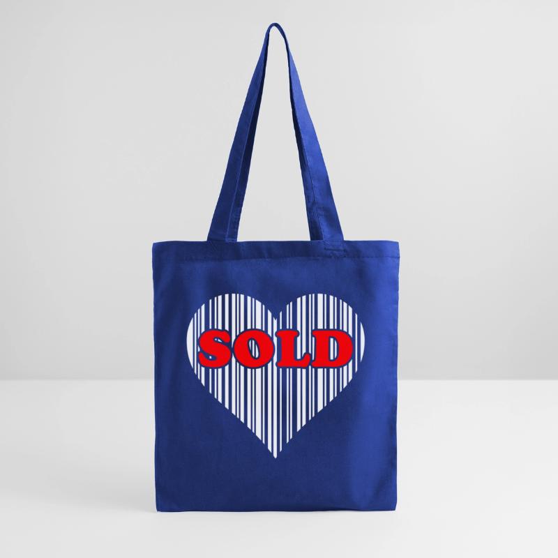 Herz Barcode Liebe – Sold Code Strichcode Geschenk Stoffbeutel